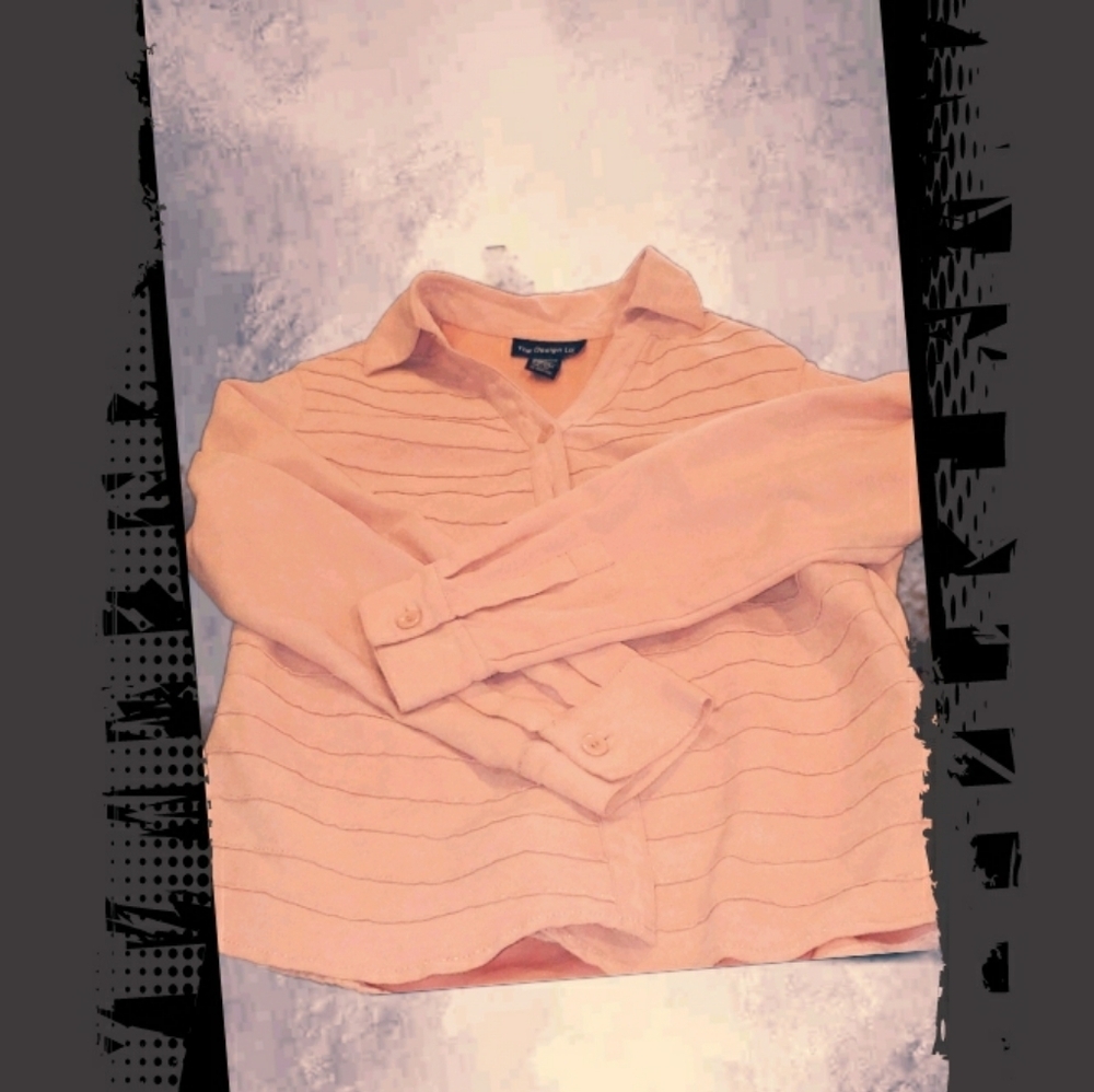 Loft Pink Button Down - image 6